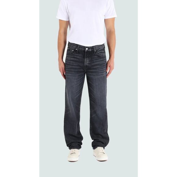 Kingston Relaxed Jeans – Charcoal - Men's - Picture 1 of 7